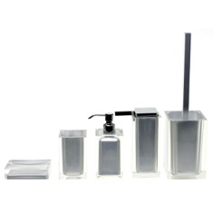 Rainbow Silver Finish Accessory Set of Thermoplastic Resins